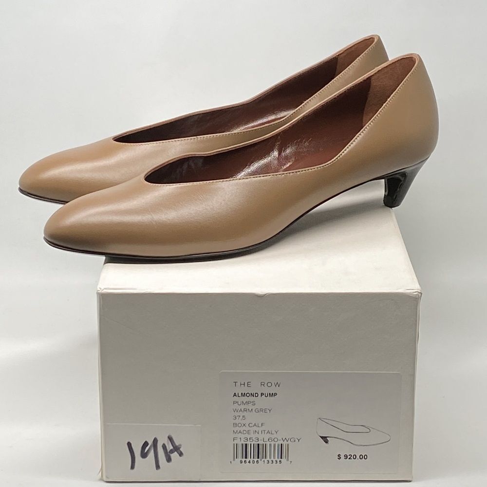 The Row Almond Leather Pump size 37.5 - Picture 11 of 13
